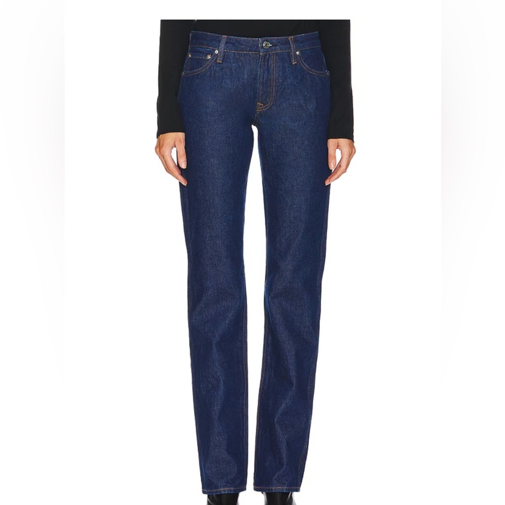GRLFRND the isabel grfrnd low rise straight jean